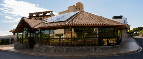 Ambiente do Choppão Cristal em Lins